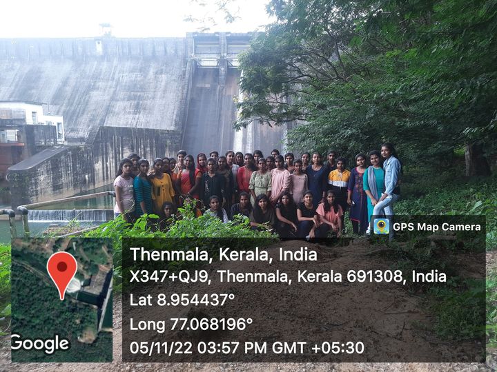 Second and Third Year  Civil Department Industrial Visit to Thenmala Ecotourism, Kerala